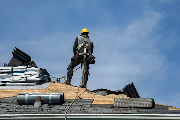 Professional Metal Roofing technician working in Monument, CO